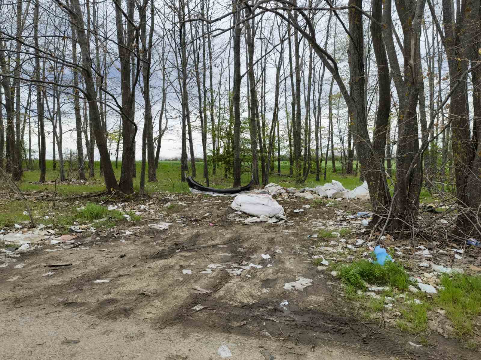 Снимка на незаконно сметище в Добрич - 9304, Околовръстен път, кв. Рилци, Добрич, Добрич, Добрич